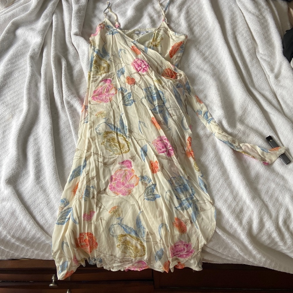 Floral Wrap Dress